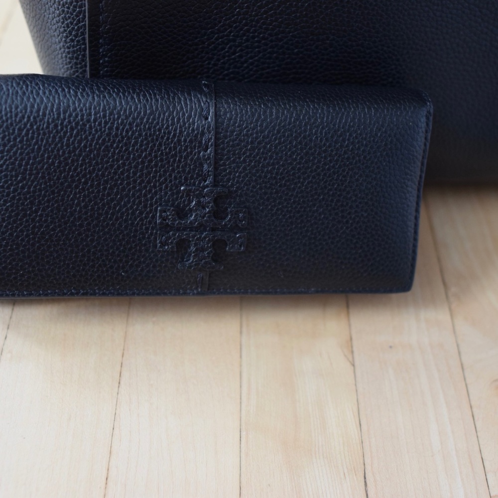 Tory Burch McGraw Leather Envelope Wallet